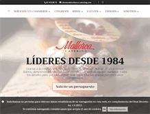 Tablet Screenshot of mallorca-catering.com